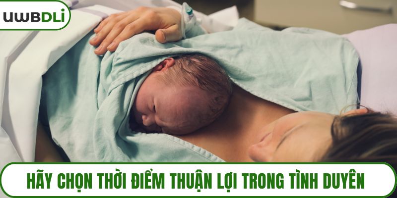 Hãy chọn thời điểm thuận lợi trong tình duyên