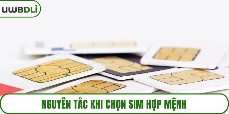 Nguyên tắc khi chọn sim hợp mệnh