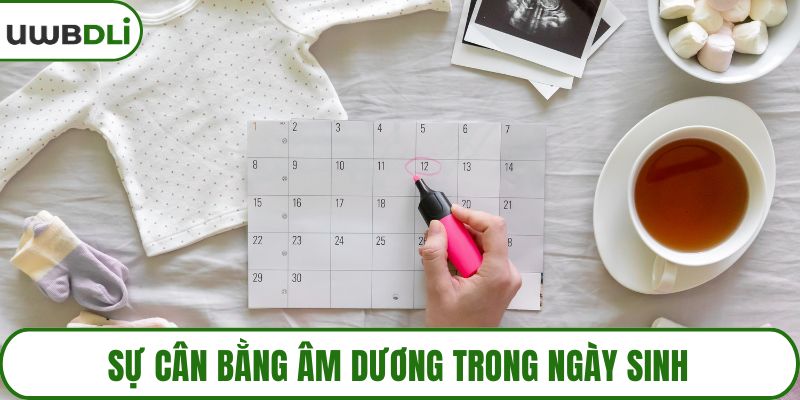 Sự cân bằng âm dương trong ngày sinh