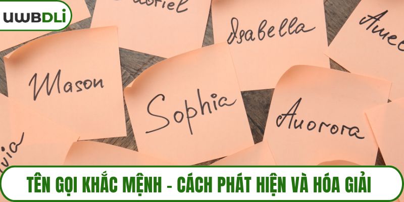 Tên gọi khắc mệnh