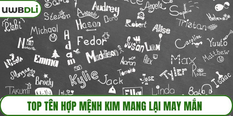 Tên hợp mệnh kim