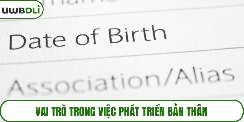 Vai trò trong việc phát triển bản thân